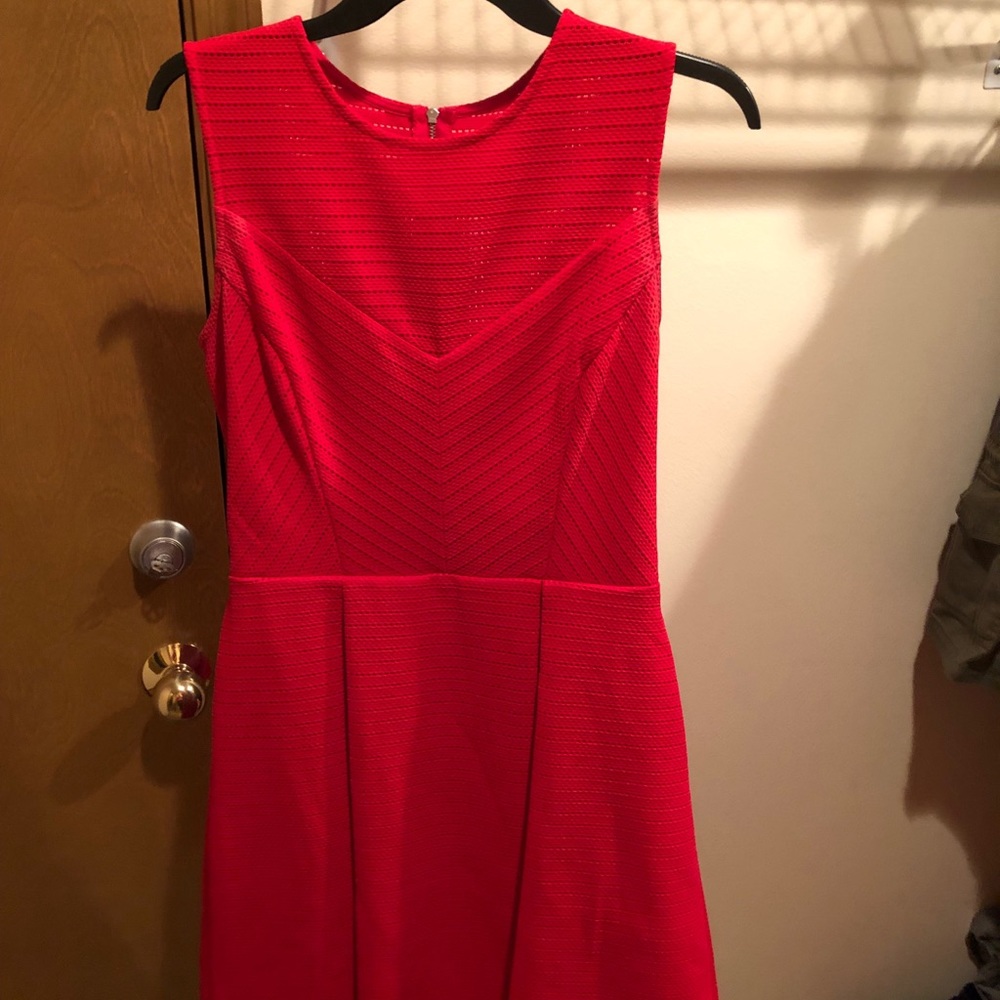 INC red Aline dress